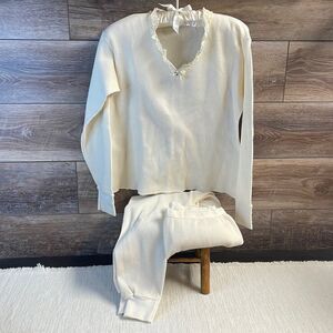 VANITY FAIR Ladies Thermal Wear Pajamas PJs Night Wear Undergarments XL Size